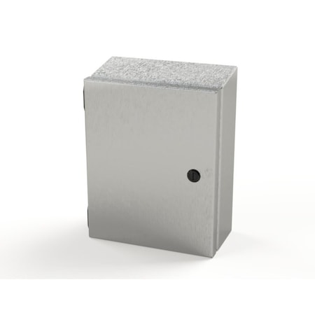 Saginaw Control & Engineering 1/4 Turn Latch Electrical Enclosures, 10 in H, 4 in D, 8 in W, NEMA 3R, 4, 4X, 12, 13 SCE-1008ELJSSST